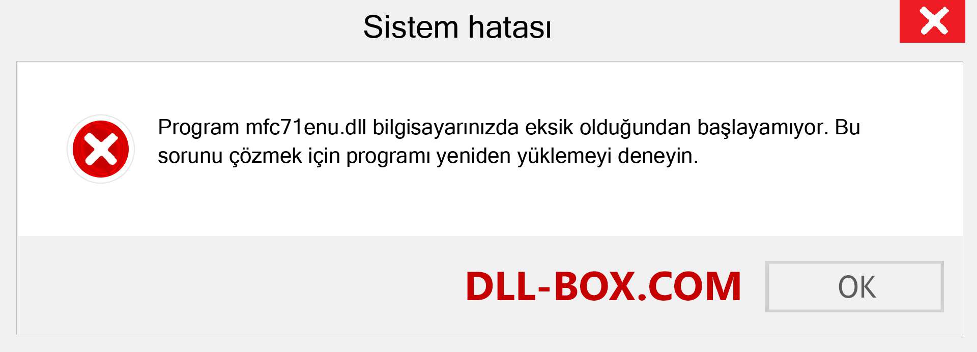 mfc71enu.dll dosyası eksik mi? Windows 7, 8, 10 için İndirin - Windows'ta mfc71enu dll Eksik Hatasını Düzeltin, fotoğraflar, resimler